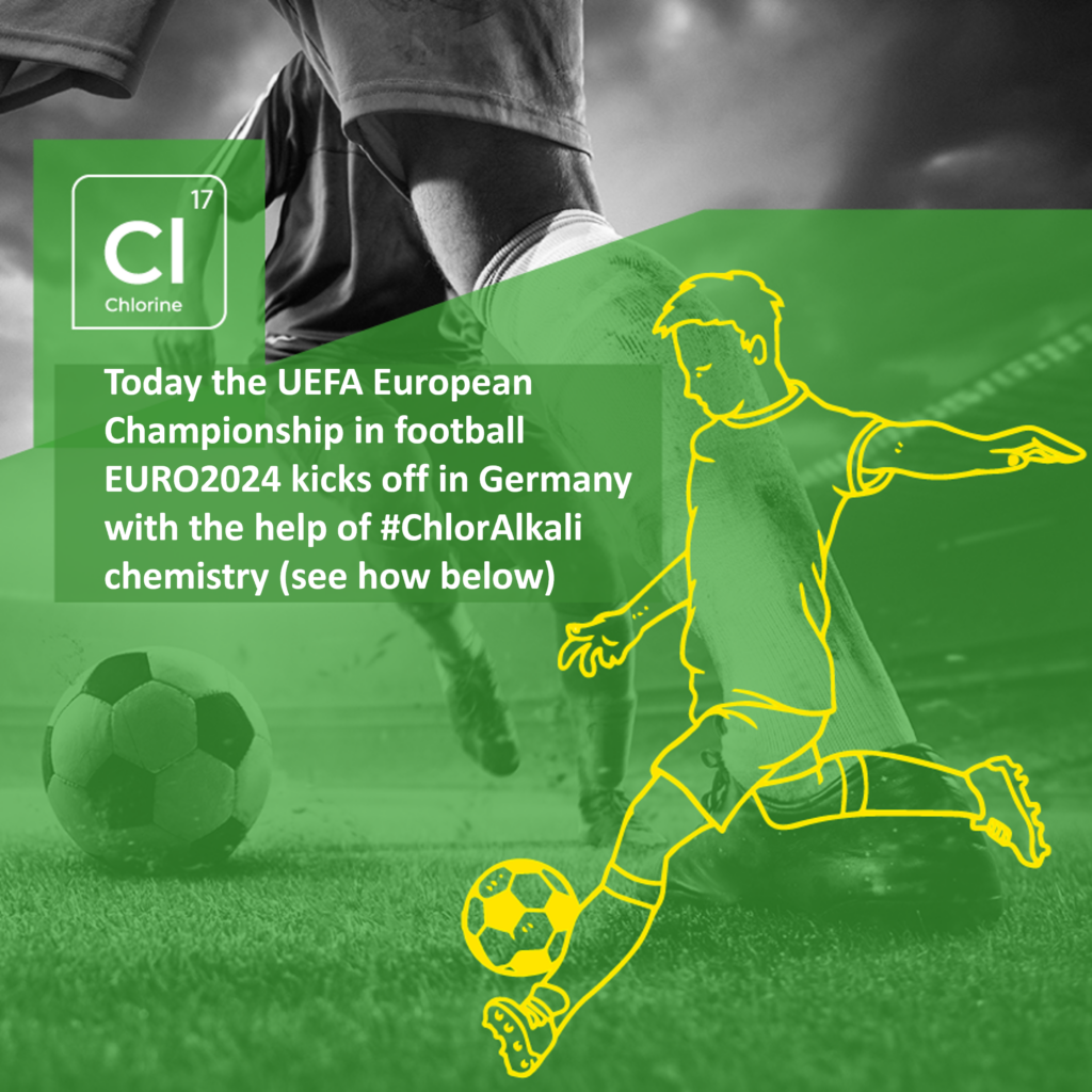 Kicking off another exciting EURO2024 with the help of chlor-alkali chemistry